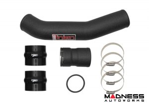 Ford Super Duty Performance Intercooler Piping - Wrinkle Black - 6.7L V8 - SES by Injen - Hot Side